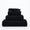 Abyss Guest Towel - Black 990 - Fingertip towels at Fig Linens and Home