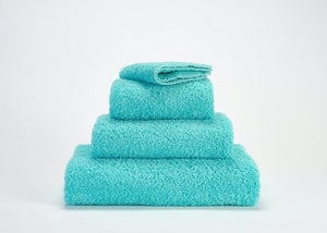 Abyss Guest Towel - Turquoise 370 - Fingertip towels at Fig Linens and Home