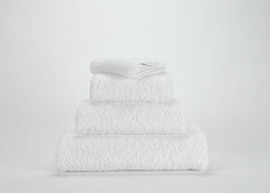 Abyss Guest Towel - White 100 - Fingertip towels at Fig Linens and Home