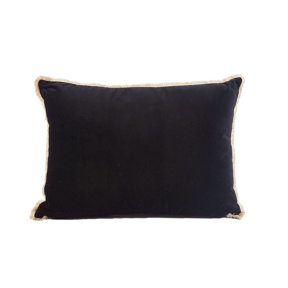 Black Velvet Decorative Pillow by Ann Gish | Fig Linens