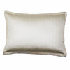 Ivory Charmeuse Channel Quilted Pillows by Ann Gish | Fig Linens