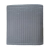 Charcoal Charmeuse Channel Quilted Box Spring Covers by Ann Gish - Fig Linens and Home
