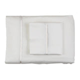 Ivory Cotton Sheet Sets with Charmeuse Trim by Ann Gish | Fig Linens