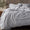 Pewter Organic Crinkled Percale Duvet by Coyuchi | Fig Linens