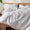 Alpine White Organic Crinkled Percale Duvet by Coyuchi | Fig Linens