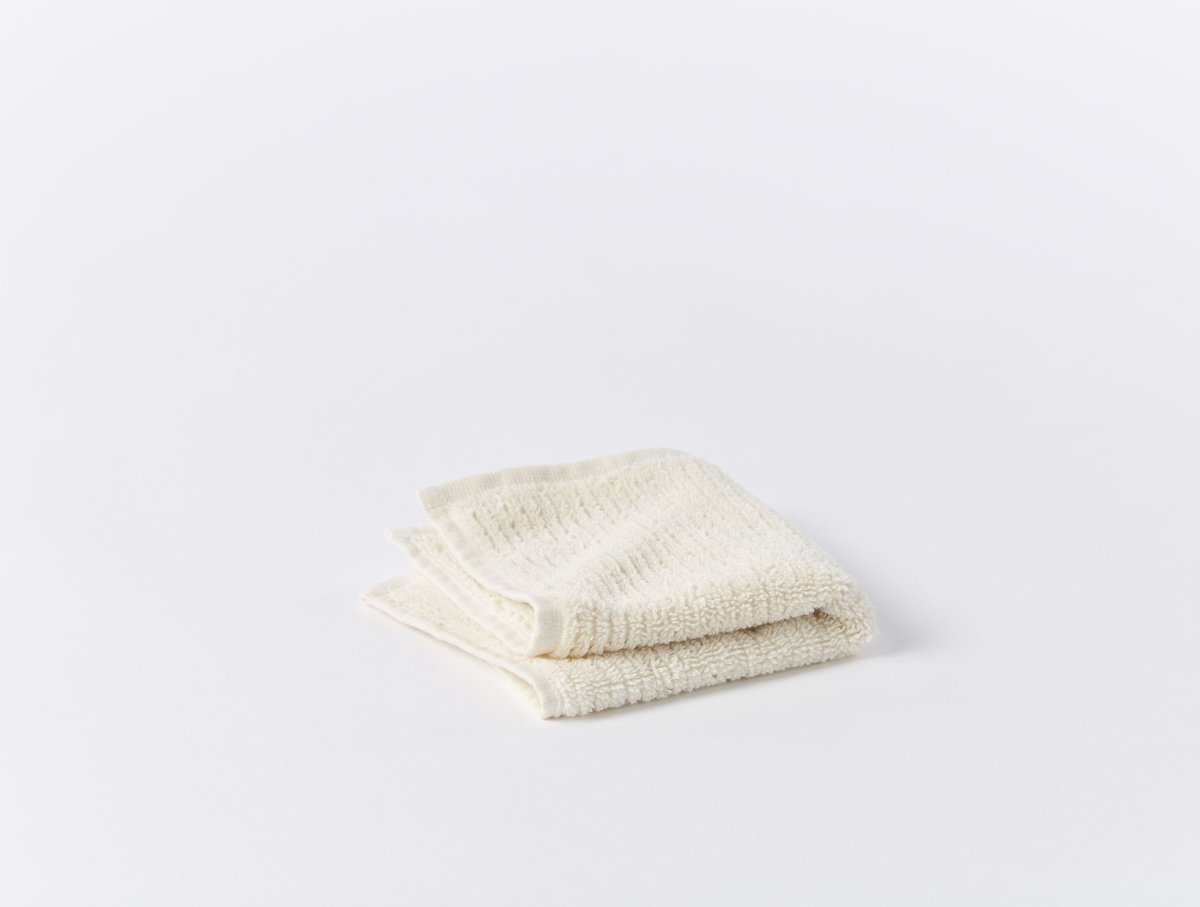 Fig Linens - Temescal Undyed Organic Bath Towels by Coyuchi - Washcloth