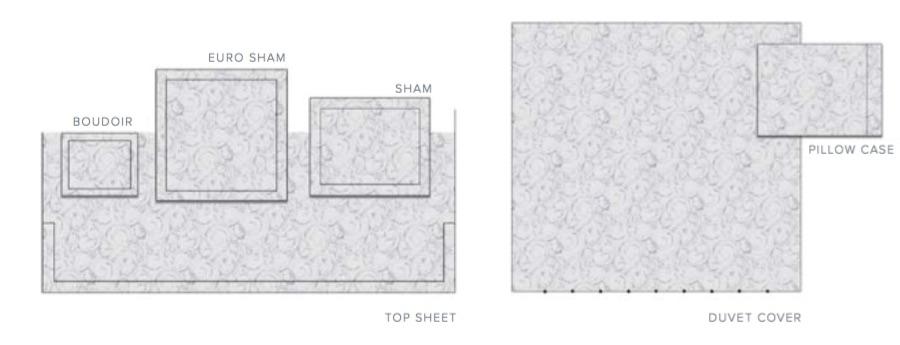 Fig Linens - Forte dei Marmi Jacquard Bedding by Dea Linens  - Design