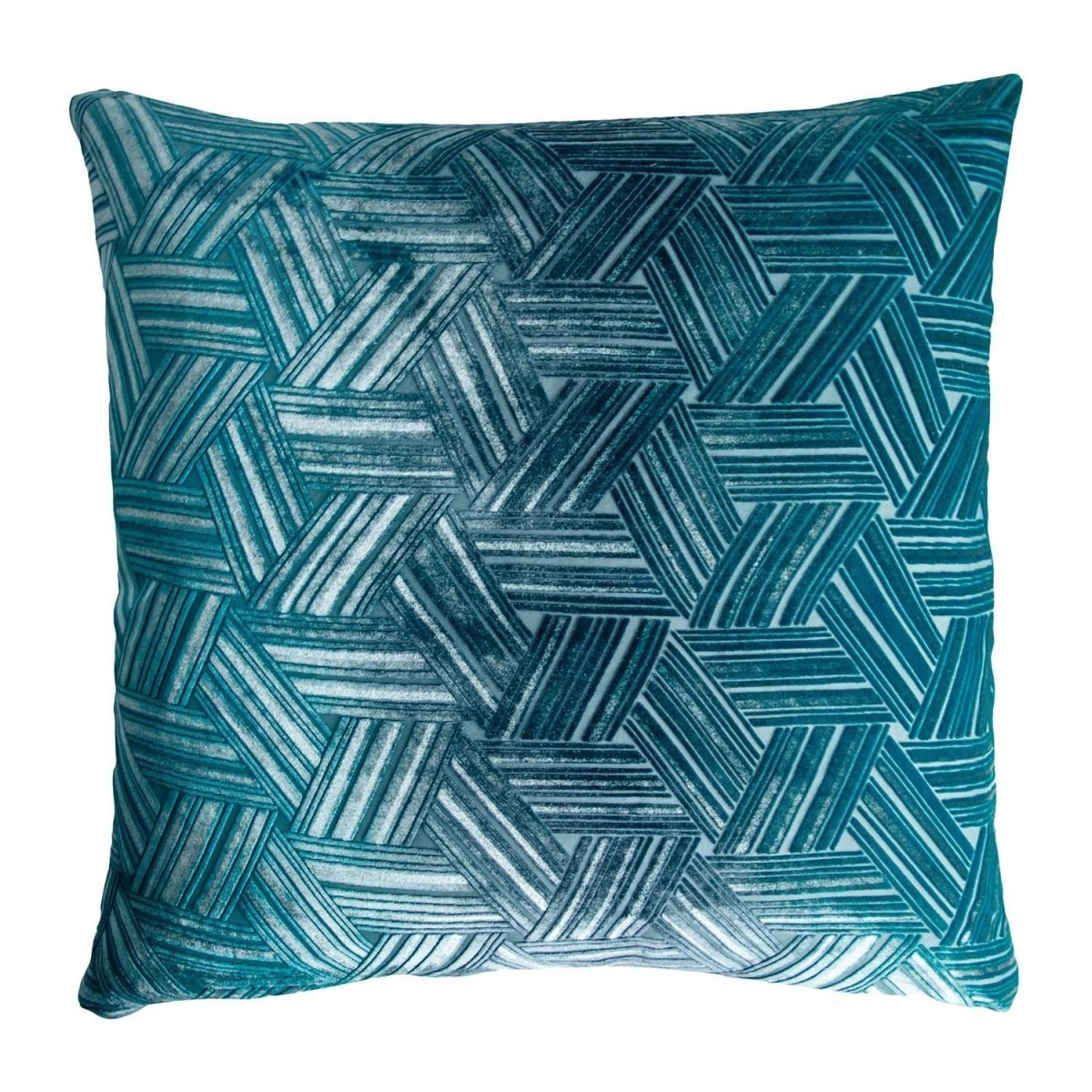 Pacific Entwined Velvet Pillow by Kevin O&#39;Brien Studio | Fig Linens