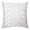 Fig Linens - Tile White & Grey Velvet Appliqué Pillow by Kevin O'Brien Studio