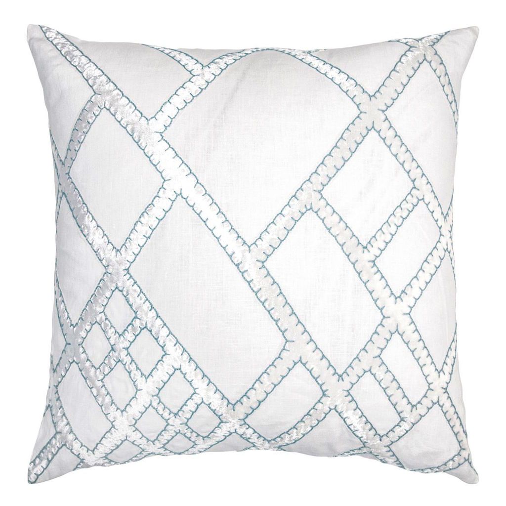 Robin's Egg Net Velvet Appliqué Pillow by Kevin O'Brien Studio Image Kyzir White image beautiful image beautiful image beautiful - Robin's Egg Net Velvet Appliqué Pillow by Kevin O'Brien Studio