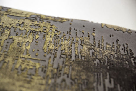 Fig Linens - Oregano Brushstroke Velvet Pillows by Kevin O'Brien Studio - Detail