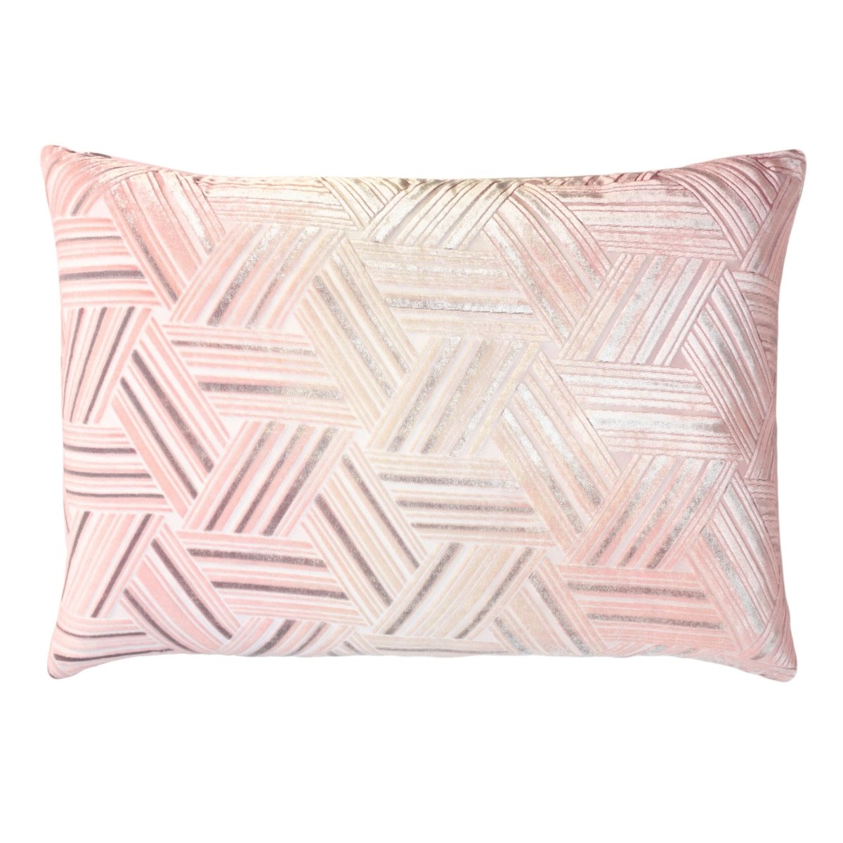 Blush Entwined Velvet Pillow by Kevin O'Brien Studio | Fig Linens