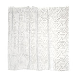 Fig Linens - Entwined White Velvet Throw by Kevin O'Brien Studio