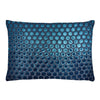 Dots Cobalt Black Velvet Boudoir Pillows by Kevin O'Brien Studio | Fig Linens