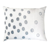 Fig Linens - Steel Ovals Velvet Pillows by Kevin O'Brien Studio