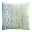 Ice Cable Knit Velvet Pillow by Kevin O'Brien Studio | Fig Linens