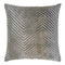 Nickel Chevron Velvet Pillows by Kevin O'Brien Studio | Fig Linens