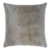 Nickel Chevron Velvet Pillows by Kevin O'Brien Studio | Fig Linens