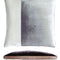 Fig Linens - Smoke Color Block Velvet Pillow by Kevin O'Brien Studio