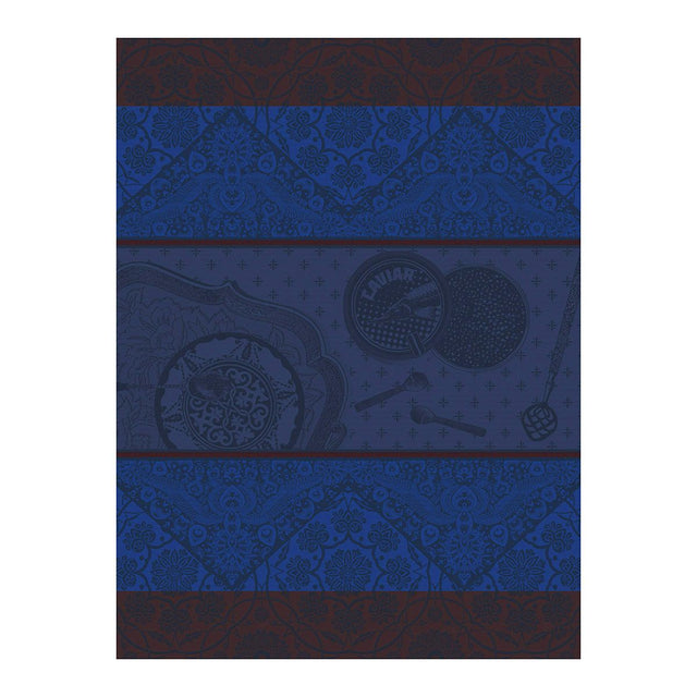 Tsar Blue Tea Towels by Le Jacquard Français | Fig Linens and Home