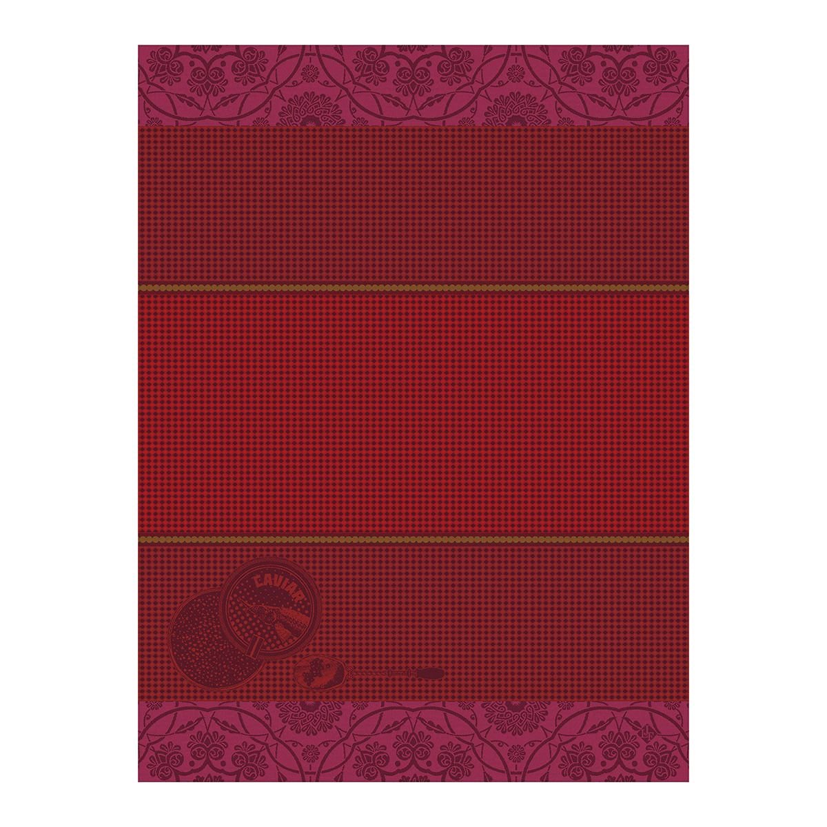 Tsar Red Hand Towels by Le Jacquard Français | Fig Linens