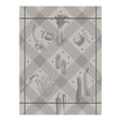 Legumes Au Jardin Grey Tea Towels by Le Jacquard Français | Fig Linens