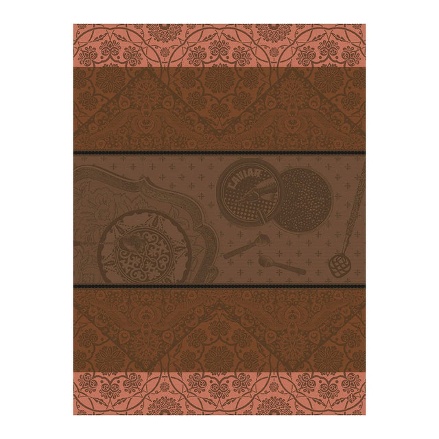 Tsar Brown Tea Towels by Le Jacquard Français | Fig Linens 