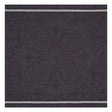 Fig Linens - Armoiries Black Linen Napkin by Le Jacquard Français