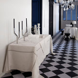 Armoiries Off White Table Linens by Le Jacquard Français | Fig Linens