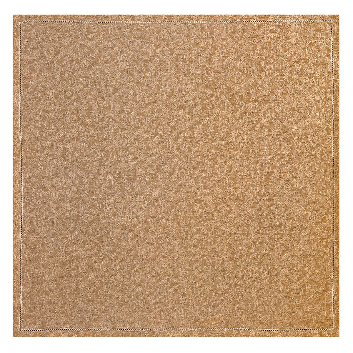 Portofino Fiori Brown Napkins &y Le Jacquard Français