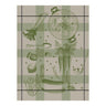 Legumes En Potage Green Tea Towels by Le Jacquard Français