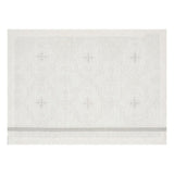 Fig Linens - Armoiries Off White Linen Placemat by Le Jacquard Français 
