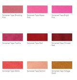 Fig Linens - Somerset Beck Bedding by Legacy Home - Tape colors - Pink/Red