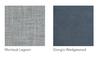 Fig Linens - Montauk Drapery Panels by Legacy Home - Wedgewood /lagoon