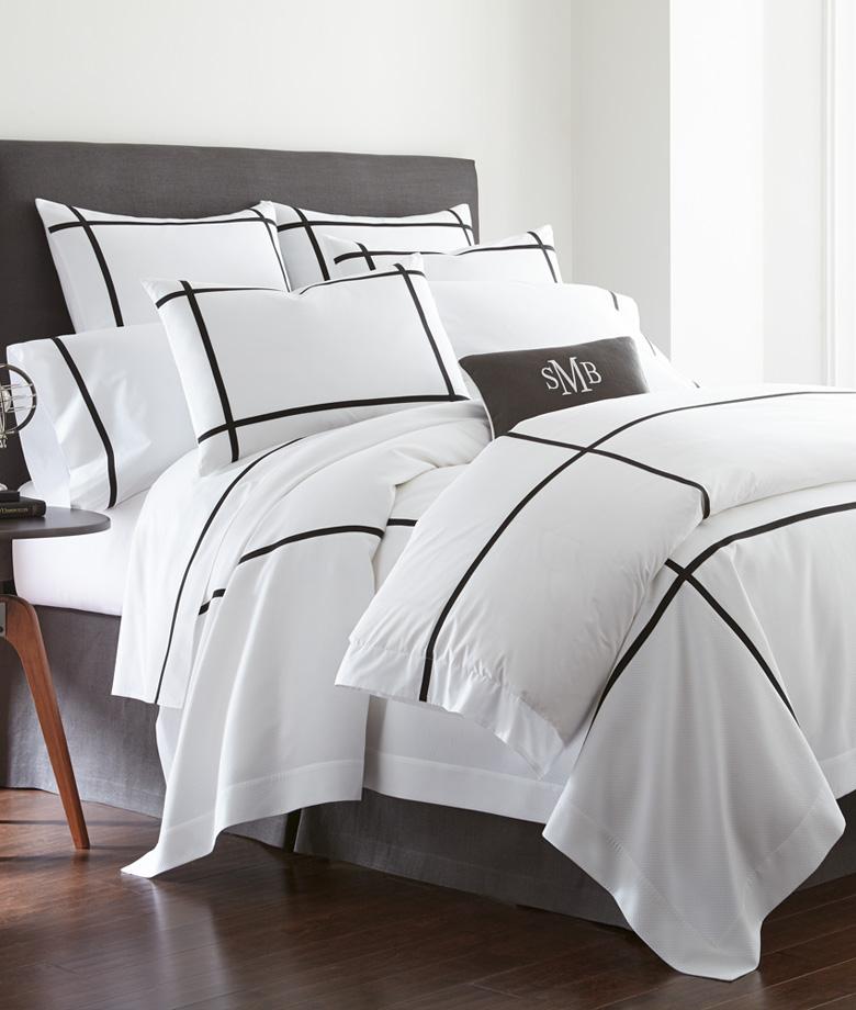 Somerset Beck Windowpane Bedding by Legacy Home | Fig Linens