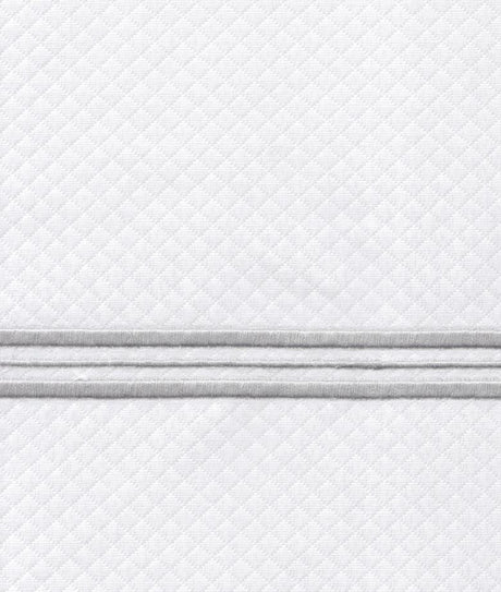 Fig Linens - Turnberry Embroidered Percale Coverlet by Legacy Home