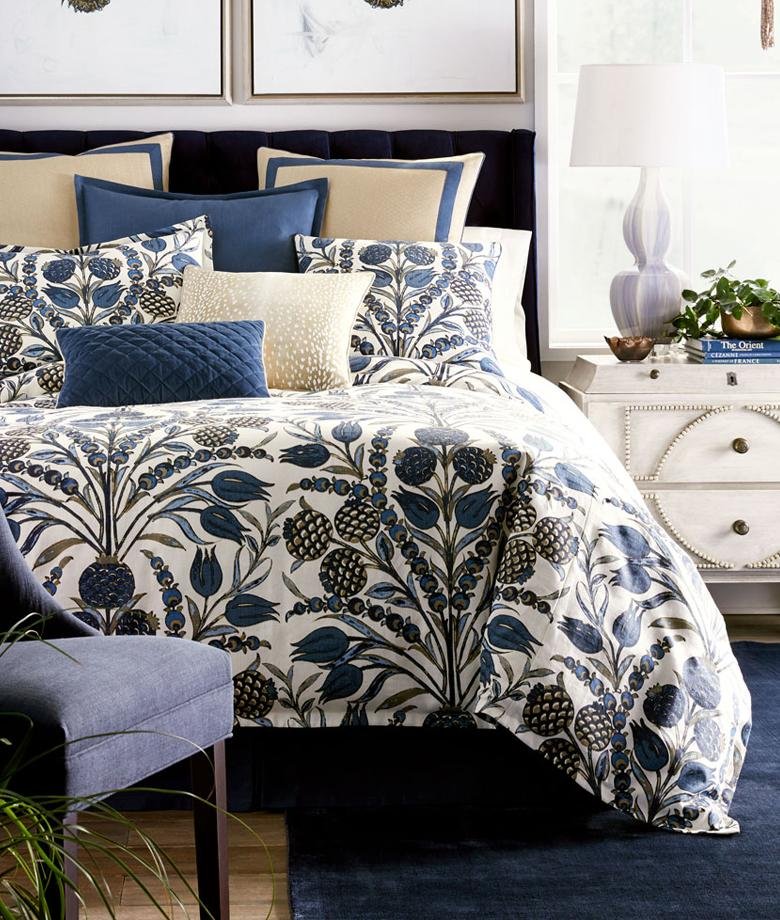 Cornelia Bedding by Legacy Home Thibaut Fabrics FIG LINENS AND HOME