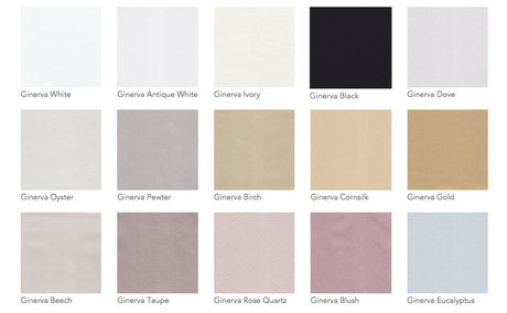 Fig Linens - Santa Ana 400TC Percale Bedding by Legacy Home - Border Colors