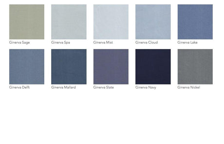 Fig Linens - Santa Ana 400TC Percale Bedding by Legacy Home - Border Colors 2