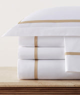 Avon I White and Raffia Bedding by Legacy Home | Fig Linens