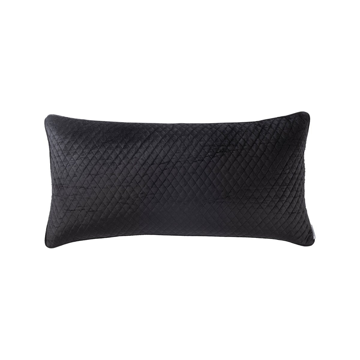 Valentina Black Large Rectangle Pillow by Lili Alessandra Fig Linens