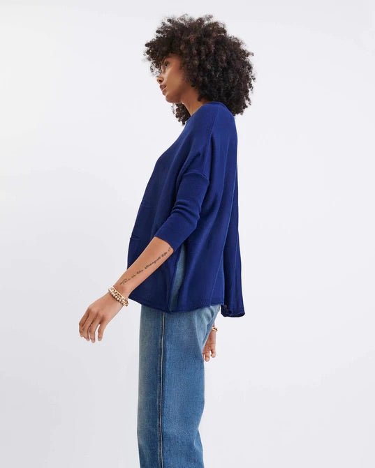 Side - Catalina Deepwater Sweater by Mer Sea | Fig Linens