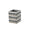 Fig Linens - Biarritz Silver Bath Accessories by Mike + Ally - Brush Holder