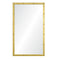 Tall Burnished Brass Wall Mirror by Suzanne Kasler | Fig Linens
