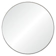 Mirror Home Round Stainless Steel Wall Mirror by Mirror Home - at FIG LINENS AND HOME - 1