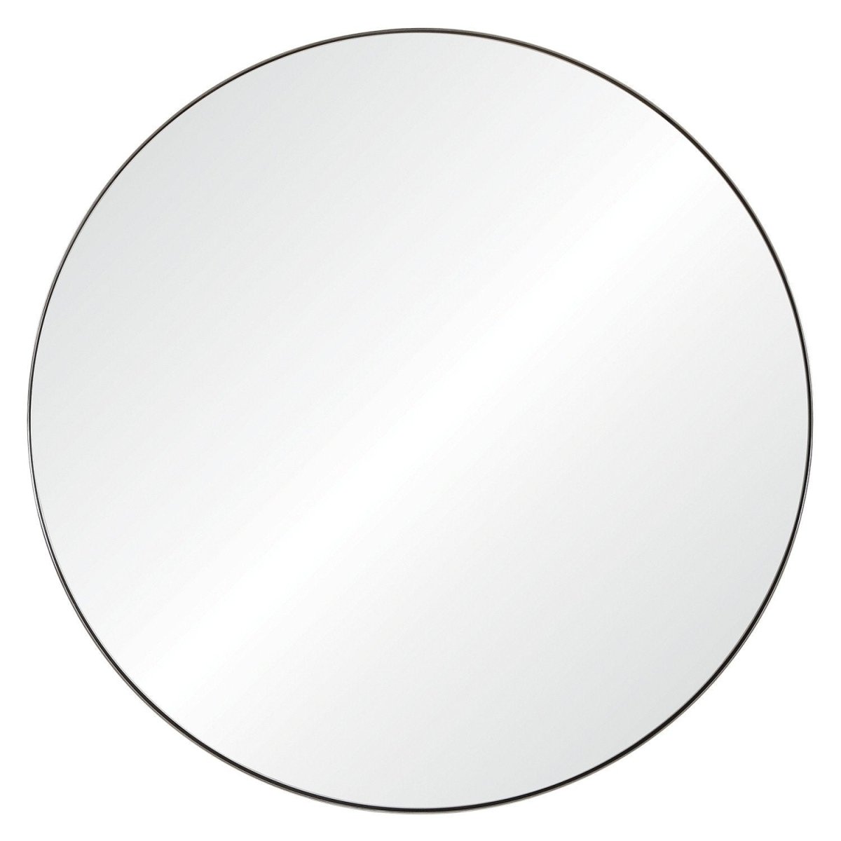 Mirror Home Round Stainless Steel Wall Mirror by Mirror Home - at FIG LINENS AND HOME - 1
