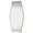 Mirror Image Home - Large Burnished Brass Hexagon Mirror | Fig Linens - Side