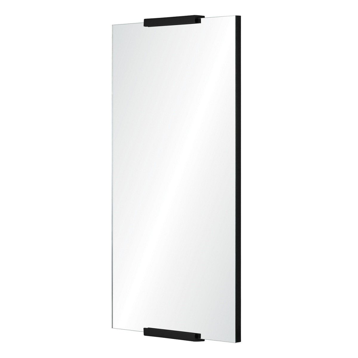 Rectangular Wall Mirror with Black Nickel Details | Fig Linens