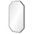 Mirror Image Home - Black Octagon Wall Mirror | Fig Linens