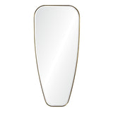 Mirror Image Home - Brushed Brass Tapered Wall Mirror | Fig Linens and Home